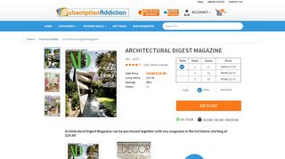 
                            6. Architectural Digest Magazine Subscription