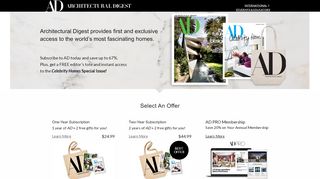 
                            2. Architectural Digest Subscription