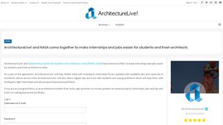 
                            6. ArchitectureLive! and NASA come together to make internships and ...
