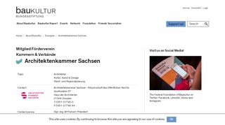 
                            9. Architektenkammer Sachsen | Bundesstiftung Baukultur