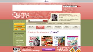 
                            5. Archived Issues - Quilter's World Magazine