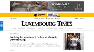 
                            8. Archives - Looking for apartment or ... - Luxembourg Times