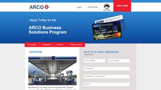 
                            2. ARCO Business Solutions: Fleet Fuel Cards