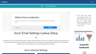 
                            6. Arcor Email Settings | Arcor Webmail | arcor.de Mail Setup