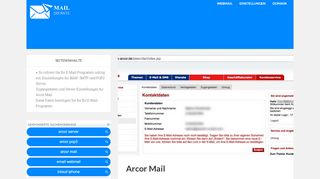 
                            5. Arcor Mail 🧙 Einstellungen für IMAP, SMTP und …