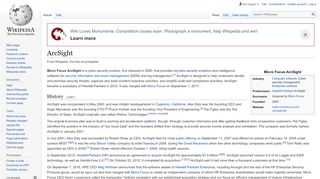 
                            6. ArcSight - Wikipedia