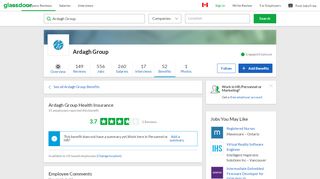 
                            5. Ardagh Group Employee Benefit: Health Insurance | Glassdoor.ca