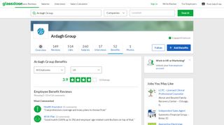 
                            1. Ardagh Group Employee Benefits and Perks | Glassdoor