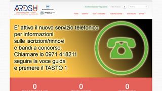 
                            2. ARDSU Basilicata: Home Page