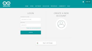 
                            3. Arduino SSO - Login