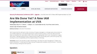 
                            7. Are We Done Yet? A New IAM Implementation at UVA | EDUCAUSE