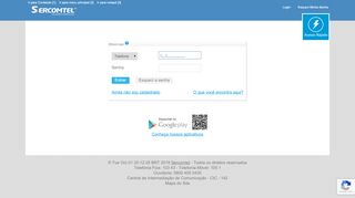 
                            3. Área Cliente - Login - aplweb.sercomtel.com.br