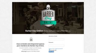 
                            4. Area de Membros – LOGIN — Curso Seu Elias