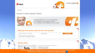 
                            5. AREA - Espace Client Télépéage > Identification