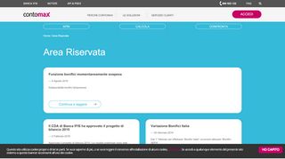 
                            2. Area Riservata Archivi | contomax