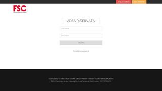 
                            6. Area Riservata | FSC