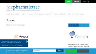 
                            9. Arecor - The Pharma Letter