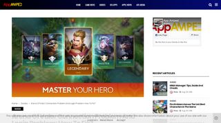 
                            1. Arena of Valor Connection Problem and Login Problem: How ...