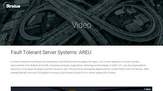 
                            6. Areu case study video | Stratus - Stratus Technologies