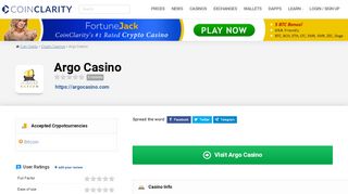 
                            7. Argo Casino | Coin Clarity