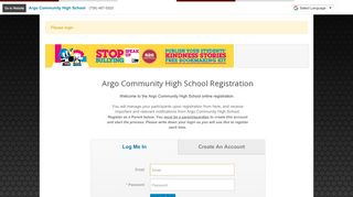 
                            3. Argo Community High School Registration