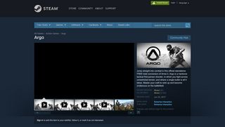 
                            11. Argo on Steam - store.steampowered.com