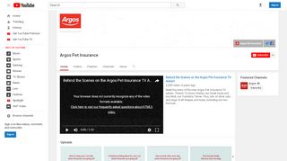 
                            5. Argos Pet Insurance - YouTube