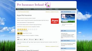 
                            8. Argos Pet Insurance