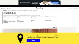 
                            5. AriaDSL Spa - Company Profile and News - Bloomberg Markets