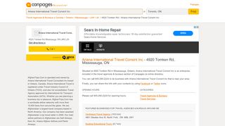 
                            8. Ariana International Travel Consint Inc - Mississauga, ON  …
