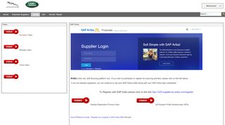 
                            7. Ariba - Jaguar Land Rover Portal