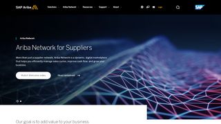 
                            9. Ariba Network for Suppliers | A Dynamic, Digital Marketplace | SAP Ariba