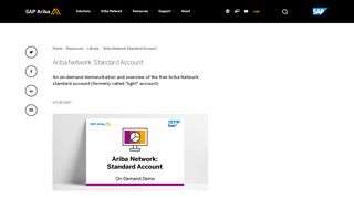 
                            1. Ariba Network Light Account On Demand Demo