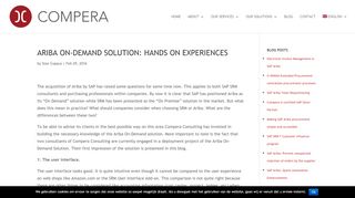 
                            8. Ariba On-Demand Solution: Hands on Experiences - …