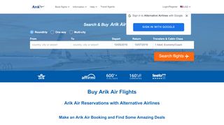 
                            7. Arik Air | Book Our Flights Online & Save | Low-Fares ...