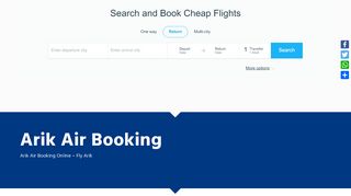 
                            5. Arik Air Booking - Book Arik Air Flights Online ...