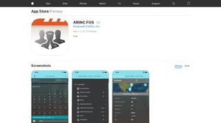 
                            5. ARINC FOS on the App Store