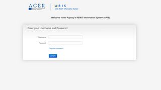 
                            1. ARIS Login