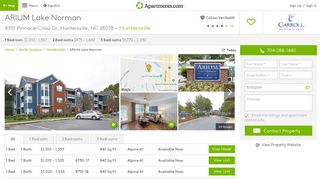 
                            4. ARIUM Lake Norman Apartments - Huntersville, NC | Apartments.com