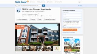 
                            7. Arium Lake Norman Apartments, Huntersville NC - Walk Score