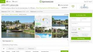 
                            9. ARIUM Lakeside Apartments - North Lauderdale, FL | Apartments.com