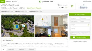 
                            4. ARIUM Trailwood Apartments - Raleigh, NC | Apartments.com