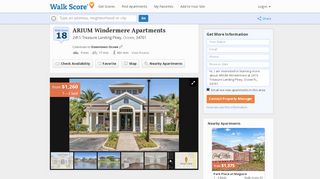 
                            7. ARIUM Windermere Apartments, Ocoee FL - Walk Score