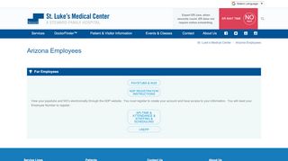 
                            4. Arizona Employees: St. Luke's Medical Center | A Steward ...