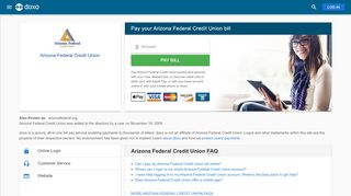 
                            5. Arizona Federal Credit Union | Pay Your Bill Online | doxo.com