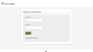 
                            3. Arizona Federal | Login