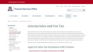 
                            6. Arizona Sales and Use Tax | Financial Services | …