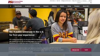 
                            8. Arizona State University | Ranked #1 university in the US for ...