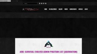 
                            8. ARK Position List Aberration - FEARIUN