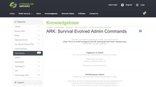 
                            6. ARK: Survival Evolved Admin Commands - Streamline Servers